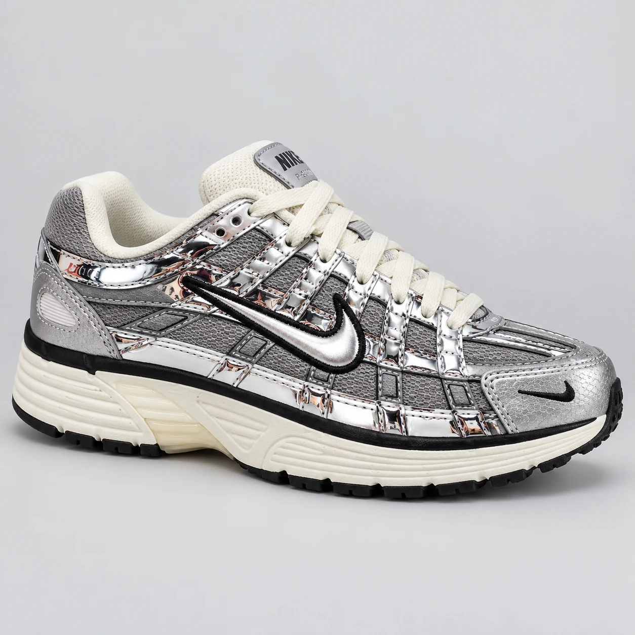 Nike P-6000 — Silver / Grey / Cream — product photo 1