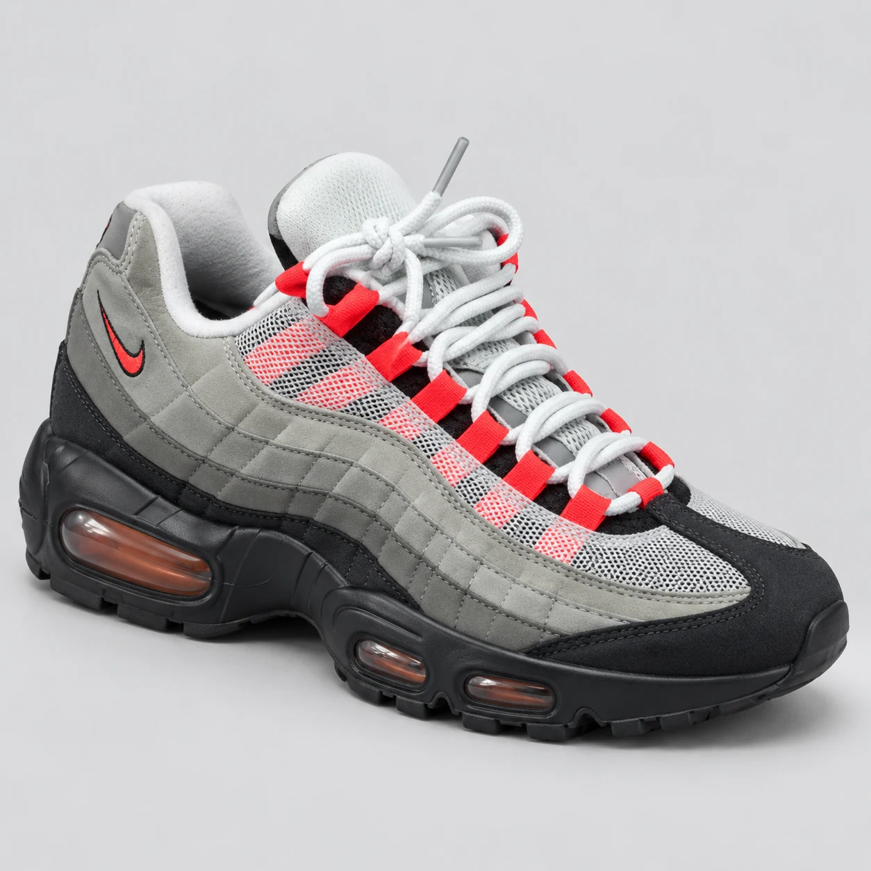 Nike Air Max 95 — Grey / Black / Red — product photo 1